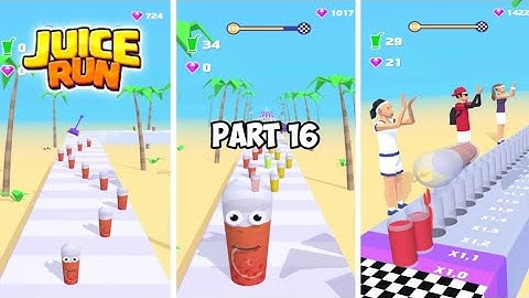 Juice Run Part 16 (Level 151-160) | Gameplay Walkthrough (Android, IOS)