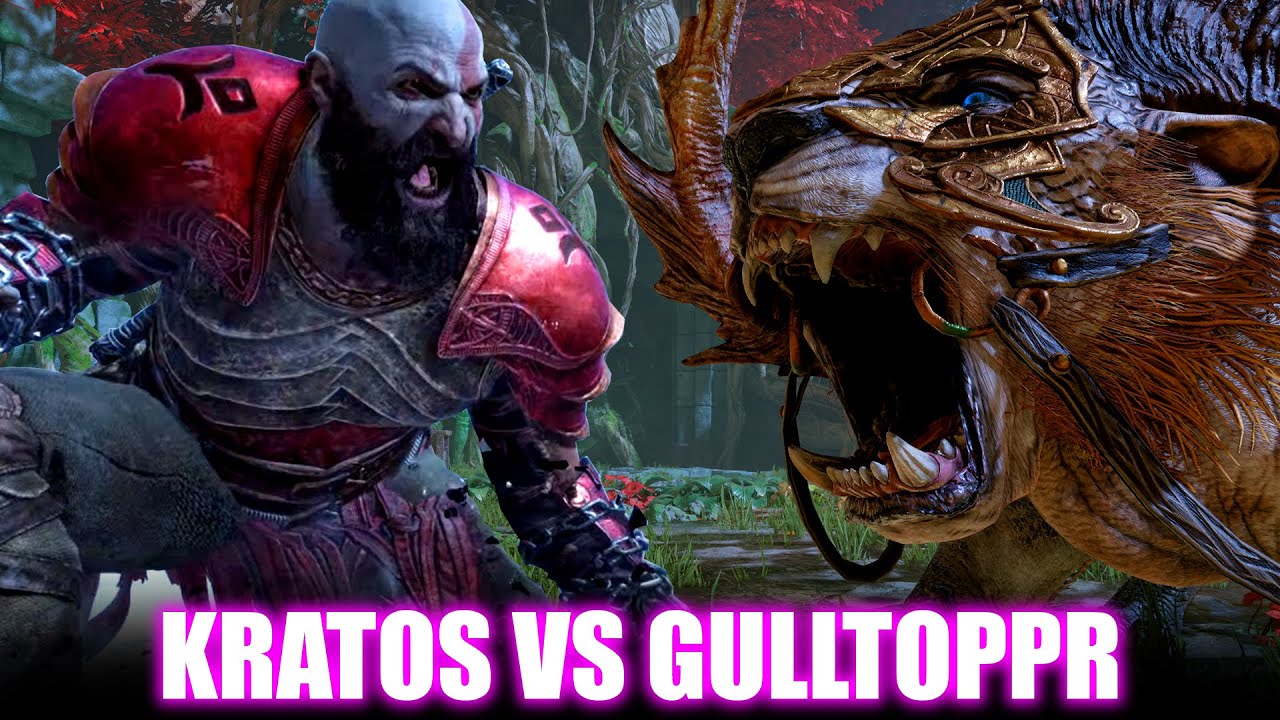Kratos Vs Gulltoppr (Bare Handed Fists, Poison Build) God of War