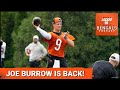 Bengals star joe burrow returns to practice discusses health and recovery