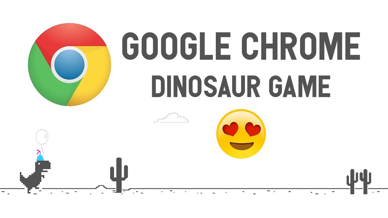 Google Chrome Hidden Dinosaur Game - Play when Offline! 