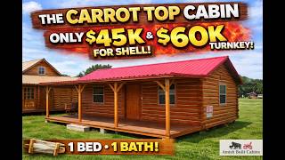 CARROT TOP MODULAR CABIN TOUR, PREFAB HOMES AND TINY HOMES, PREFAB CABINS AND MODULAR HOMES