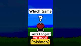 Which Pokemon Game Lasts Longest WITHOUT Pokemon? #pokemon #pokémon #nintendo #redfalcon