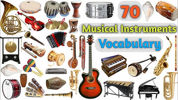 Musical Instruments Vocabulary ll About 70 Musical Instruments Name In English With Pictures