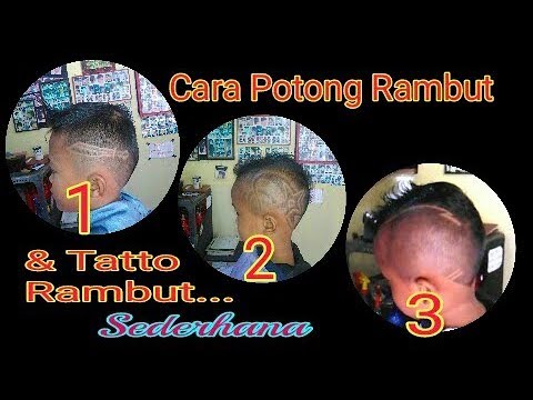  POTONG  RAMBUT  HAIR  TATTOO YouTube