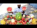FRUIT CUSTARD |Amazing Fruits Cutting Skills |Nawabs Kitchen