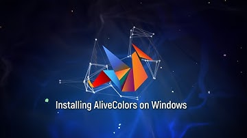 AliveColors Installation on Windows