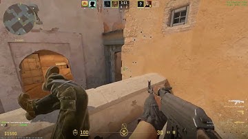 amazing 1v4  #short #cs2