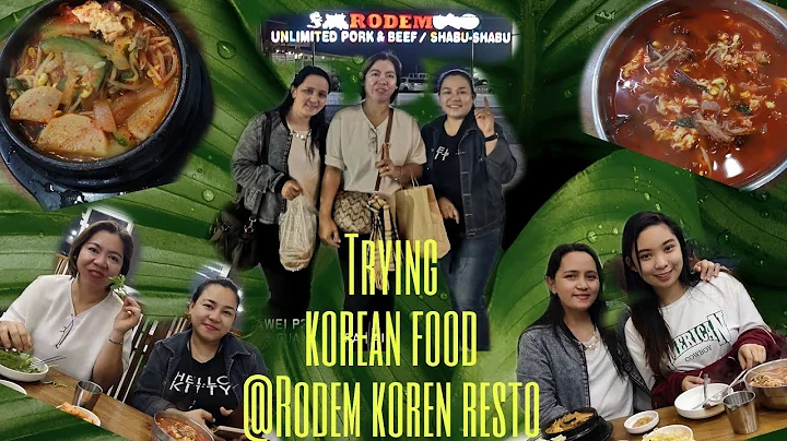 Trying #Koreanfood at Rodem Farm and Garden Cafe w...