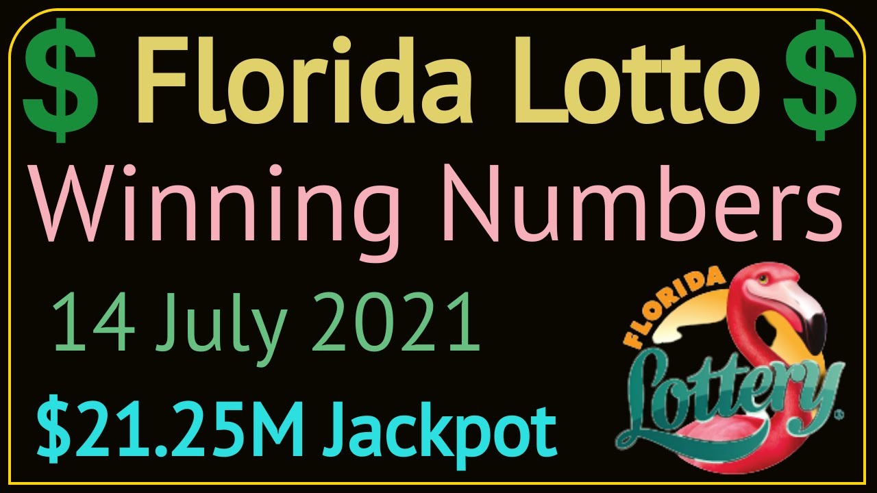 Today Florida Lotto Winning Numbers Wednesday 14 July 2021. Florida ...