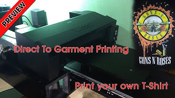 EPSON L1800 DTG Printer Project / Direct To Garment / T-Shirt Printing (Preview)