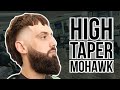 BLURRY HIGH TAPER MOHAWK | 6 Month Transformation Haircut