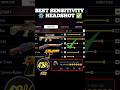 Free Fire Headshot Sensitivity Setting⚙️✅ All Gun 🔫 Best Sensitivity Settings || Free Fire 🔥