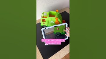 Pi day stop motion activity uses technology to create a scavenger hunt finding circles around