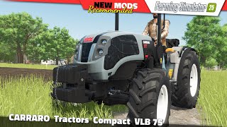 FS25 | CARRARO Tractors Compact VLB 75 - Farming Simulator 25 Mods Review QHD