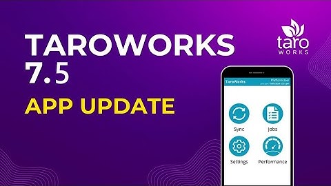 TaroWorks App 7.5 Version Preview