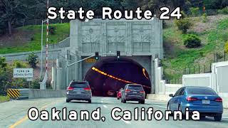 California State Route 24 - Vacaville to Oakland - March, 2022