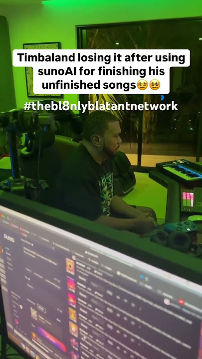 🤖 (ai) shocks music producer #timbaland #beats #sunoai #musicproduction