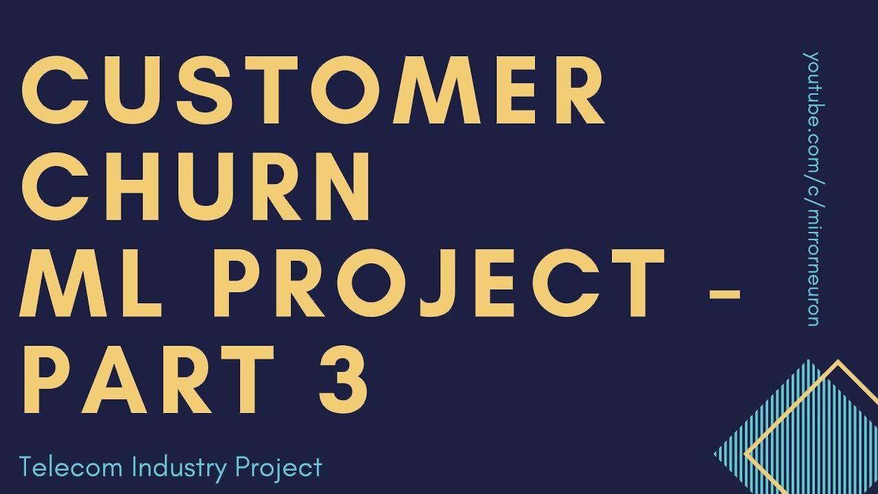 Machine Learning Project 2 | Customer Churn Telecom Industry | Python ...