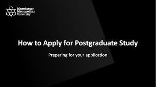 Preparing for your application