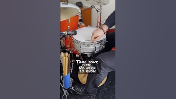How do you get this kind of #snare #drum sound? #shorts #short #drums #sound #tune #tuning #tone