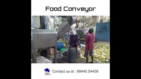 food industries conveyors by macro conveyors coimbatore 9944554409