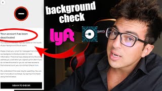 What To Do If Uber/Lyft Deactivates You Over A Background Check…