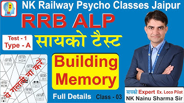 Building Memory Test Full Detail RRB ALP PsychoTest #alp_psycho_test #cbat_test #cbt_3 #psycho_test