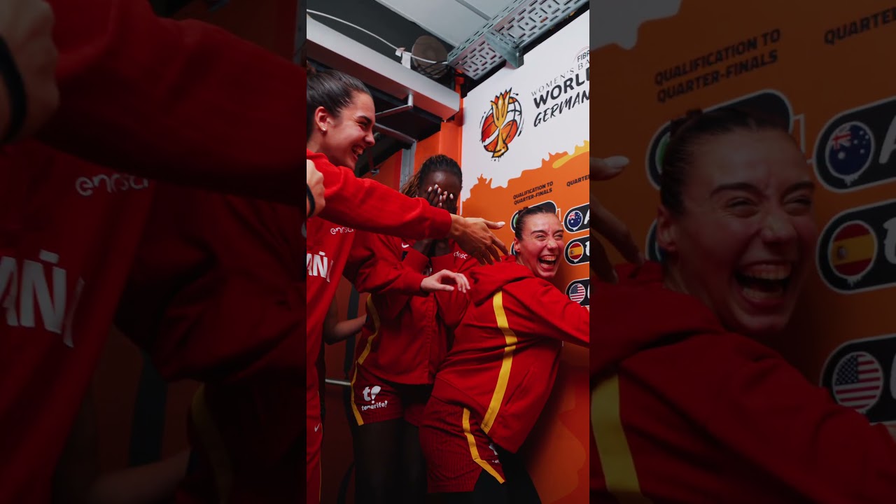 The semi-finalists got laughs and vibes 😂 #FIBAWWC