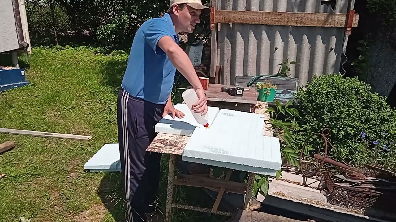 Корпусний 12-ти рамочний вулик з пінополістеролу своїми руками.