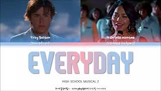High School Musical 2 - Everyday (Color-coded lyrics w\/Eng\/Kor)