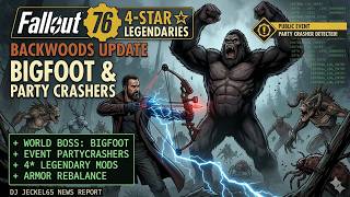 Fallout 76 Huge New Update With Bigfoot, 4 Star Legendaries & More!