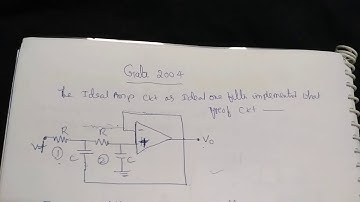 Gate papers on Linear integrated circuits gate  paper solutions