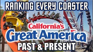 Ranking Every Coaster EVER at California's Great America - Past & Present