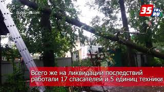 В Вытегре спасатели помогли 120 людям пережить ураган В Вытегре спасатели помогли 120 людям пережить ураган