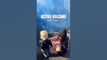 Active Volcano Mount Bromo 🇮🇩 #volcano #mountBromo #travelvlog #traveling #indonesia #amazing