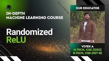 Randomized ReLU Activation Function | Machine Learning Lecture 107 | The cs Underdog 