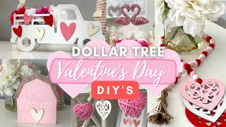 Dollar Tree VALENTINE'S DAY 2023 DIY's | Dollar Tree Valentines 2023 | Valentines DIY \& Decor