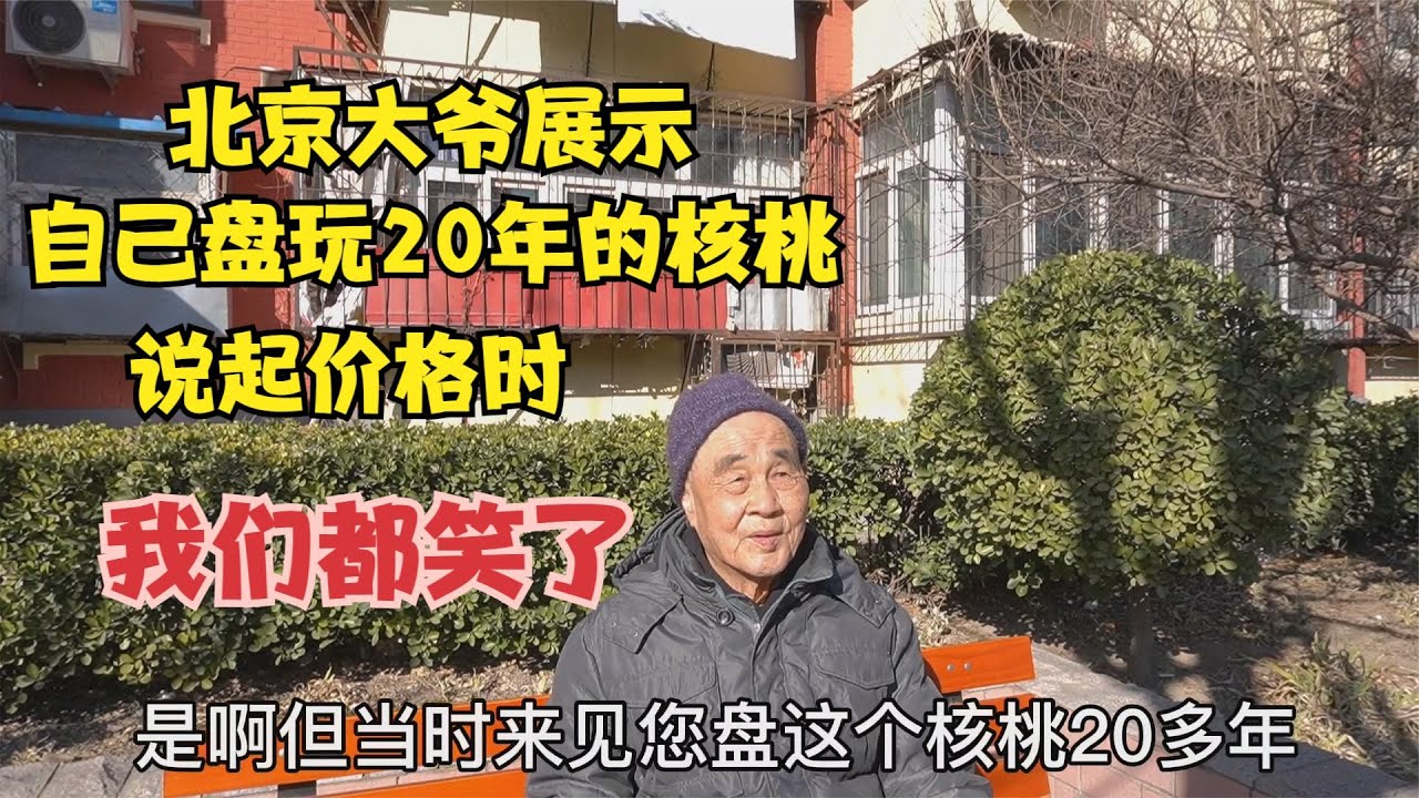 北京大爷展示自己盘玩20年的核桃，太稀少了，说价格时我们都笑了- YouTube