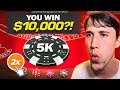 FULL TABLE DOUBLE DOWN ON FIRST PERSON BLACKJACK!!! (MASSIVE PROFIT)