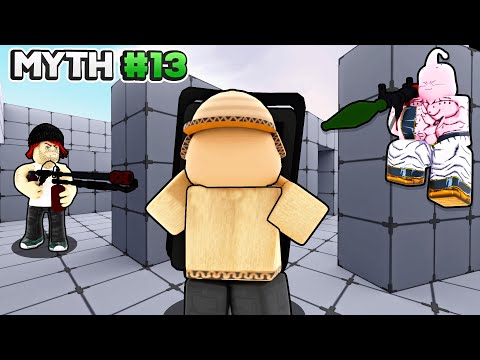 Testing 15 Myths With The Riot Shield in Roblox Rivals!
