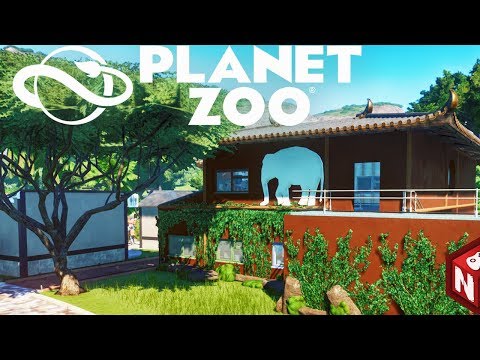 Planet Zoo - Многоэтажный домик персонала! #9