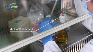 Sample preparation for foodborne pathogenic test kit