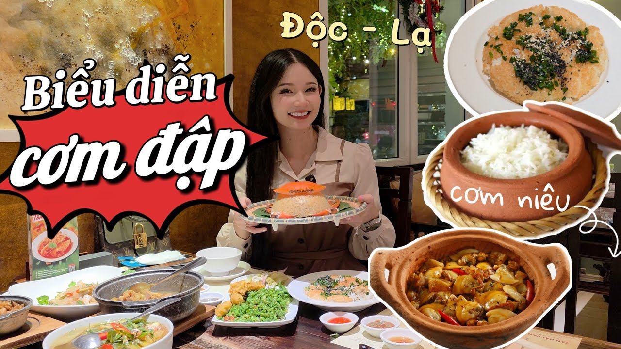 BIỂU DIỄN CƠM ĐẬP - NHÀ HÀNG CƠM NIÊU SIÊU NGON TẠI SÀI GÒN | MIMI OFFICIAL