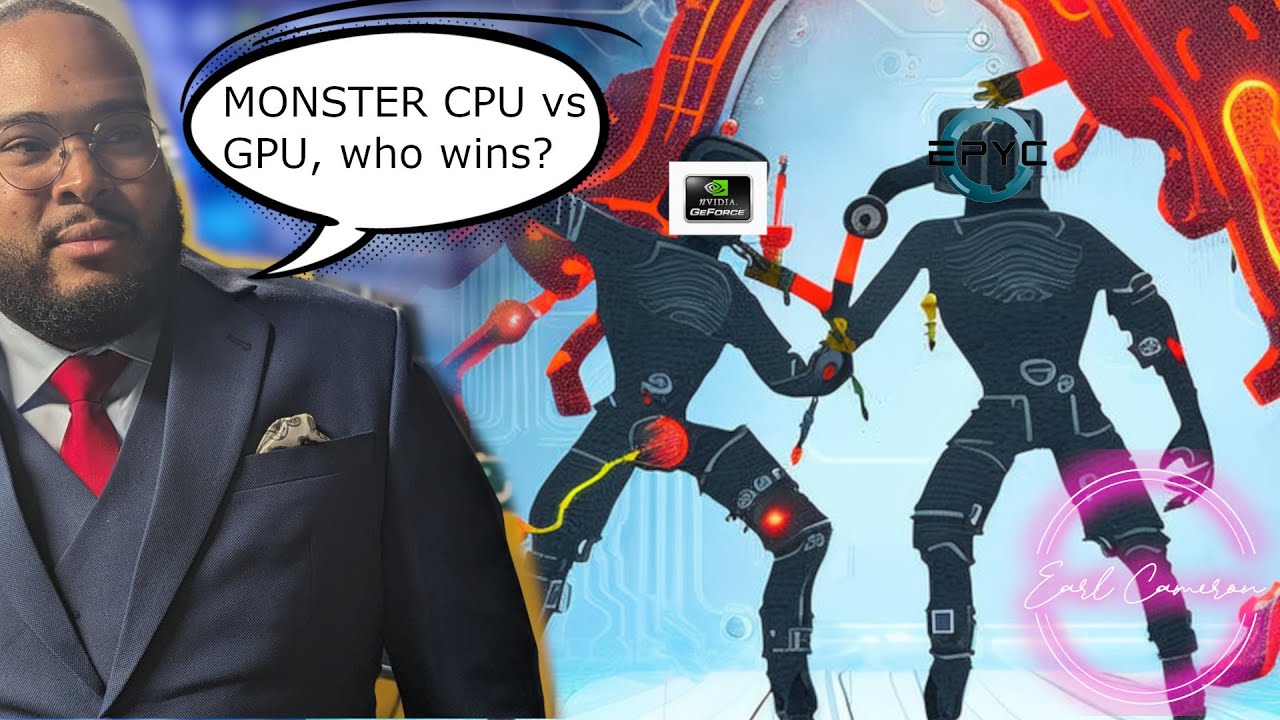 Drag race Monster CPU vs GPU in stable diffusion, you won't believe the results! #machinelearning