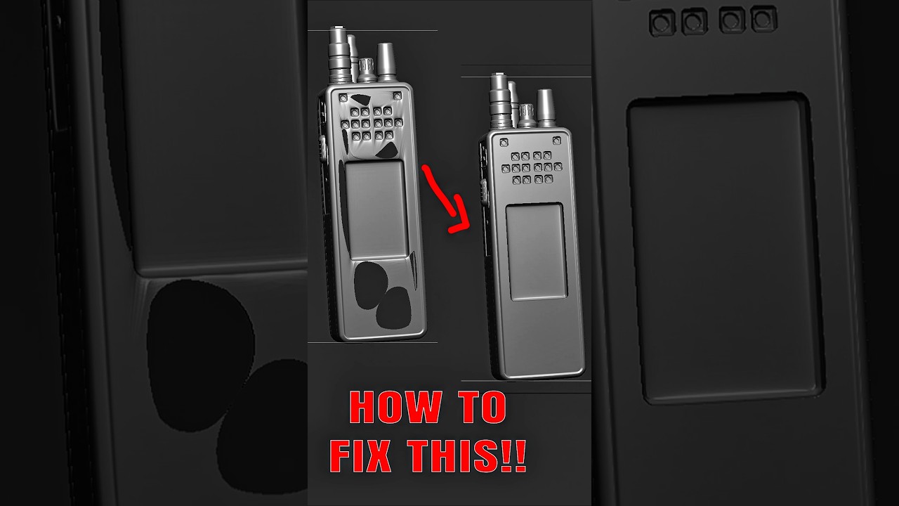 hardsurface smoothing problem in zbrush 