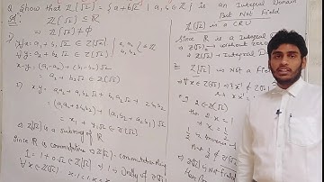 Modern Algebra ||  Ring Theory || Lecture-12 || Important Field || By Mr. Parveen Kumar