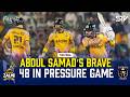 Abdul Samad 48 Runs Crucial Knock | Peshawar Zalmi vs Hyderabad Kingsmen | Final | Match 44 | MZB1J