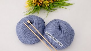 Üç Günde Yelek Örün İki Şiş Kolay Örgü Modeli