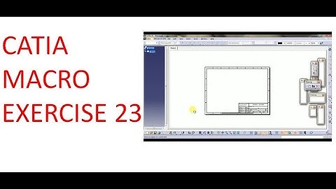 CATIA VBA MACRO RECORDING