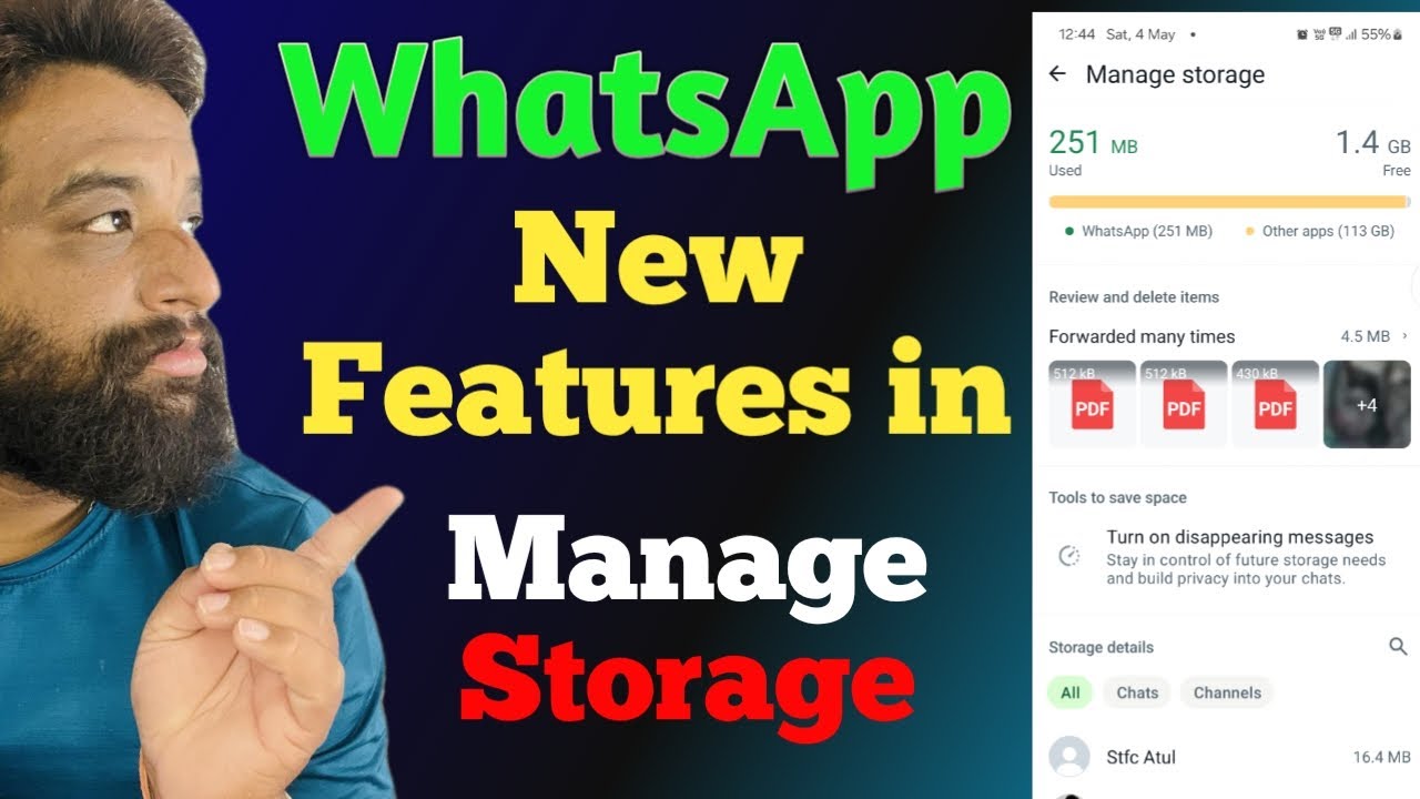 WhatsApp New Storage Management with New Chat Filters